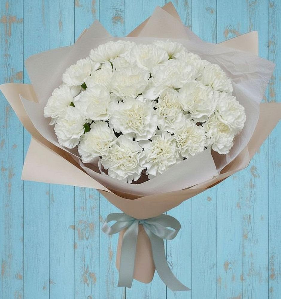 Букет цветов из: Гвоздики в Хворостянка