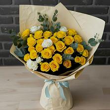 Букет цветов из:  Розы в Хворостянка