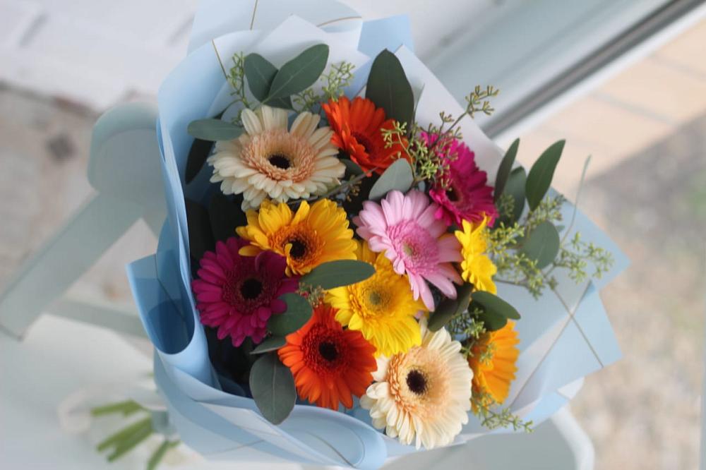 Букет цветов из: Герберы в Хворостянка