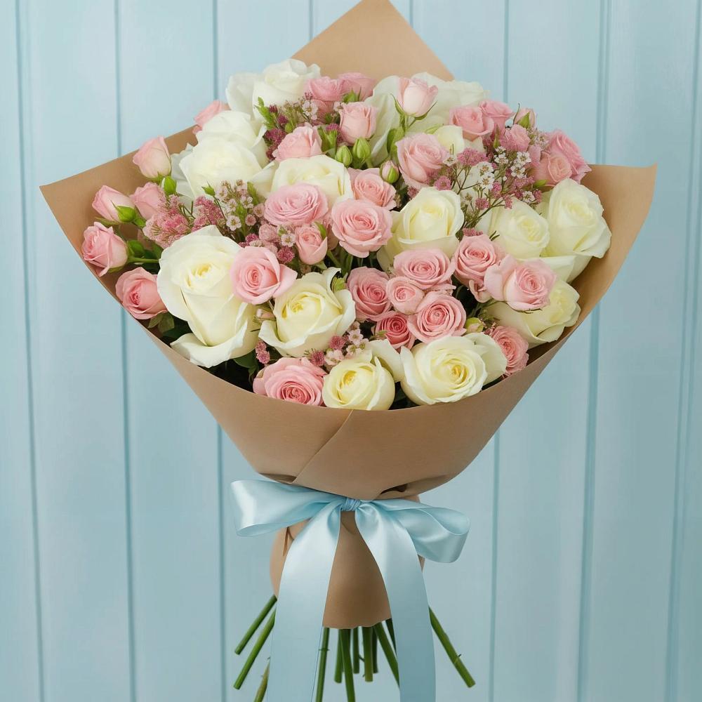 Букет цветов из: Розы в Хворостянка