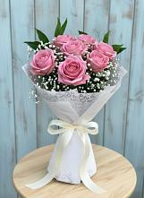 Букет цветов из:  Розы в Хворостянка
