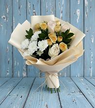 Букет цветов из:  Розы и Хризантемы в Хворостянка