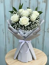 Букет цветов из:  Розы в Хворостянка