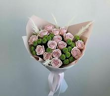 Букет цветов из:  Розы и Хризантемы в Хворостянка