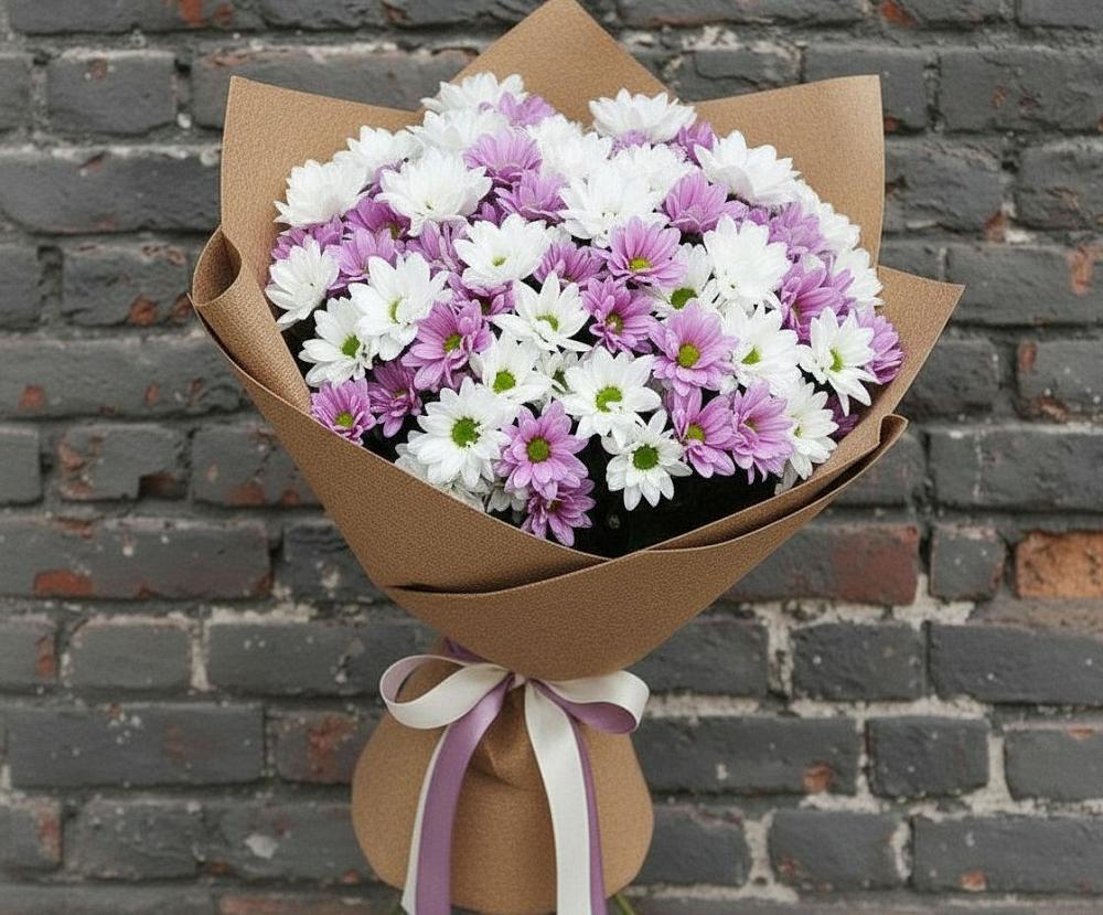 Букет цветов из: Хризантемы в Хворостянка