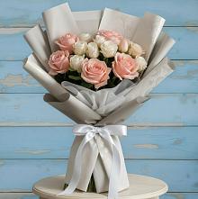 Букет цветов из:  Розы в Хворостянка
