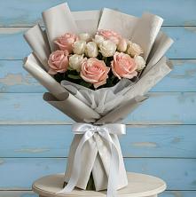 Букет цветов из:  Розы в Хворостянка