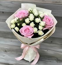 Букет цветов из:  Розы в Хворостянка
