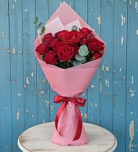 Букет цветов из:  Розы в Хворостянка
