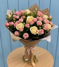 Букет цветов из:  Розы в Хворостянка
