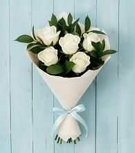 Букет цветов из:  Розы в Хворостянка