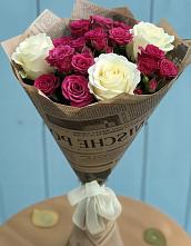 Букет цветов из:  Розы в Хворостянка