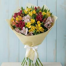 Букет цветов из:  Альстромерии #REPLACE_PRED# Хворостянка
