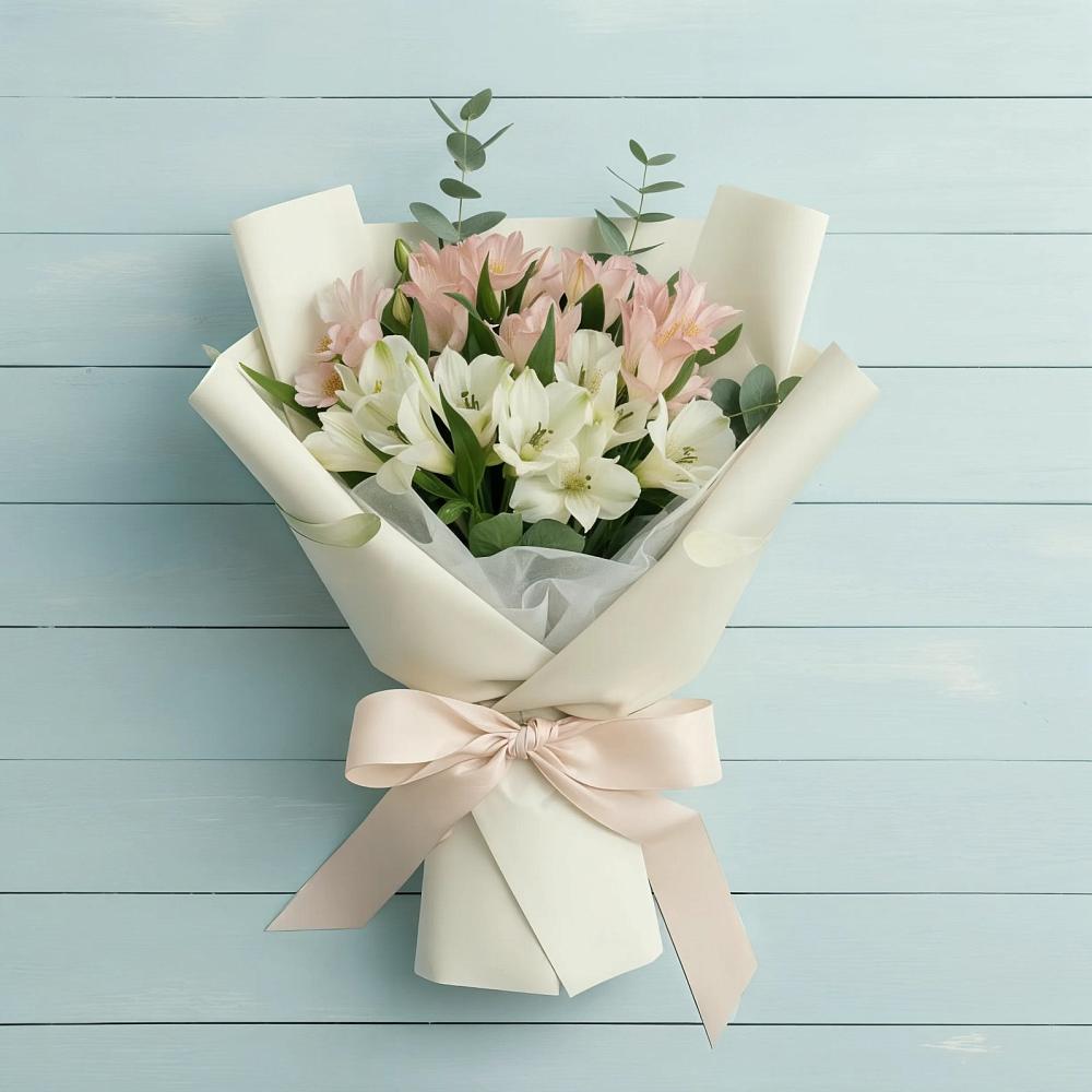 Букет цветов из: Альстромерии в Хворостянка