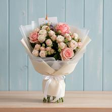 Букет цветов из:  Розы в Хворостянка