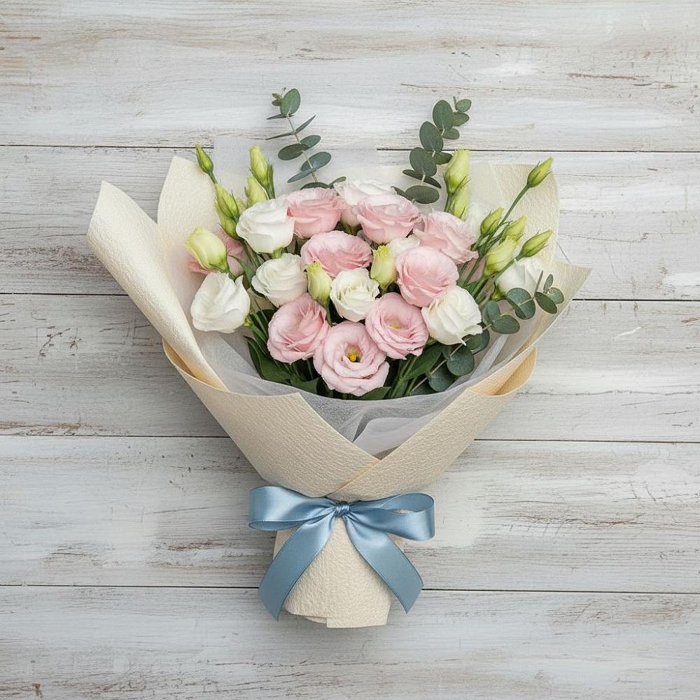 Букет цветов из: Лизиантусы в Хворостянка